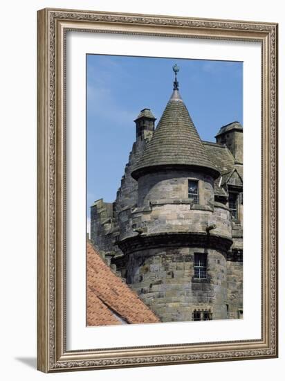 View of the Palace of Falkland, Fife, Scotland, 16th Century-null-Framed Giclee Print