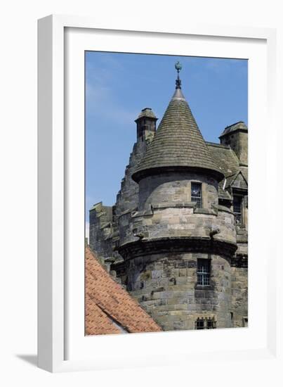 View of the Palace of Falkland, Fife, Scotland, 16th Century-null-Framed Giclee Print