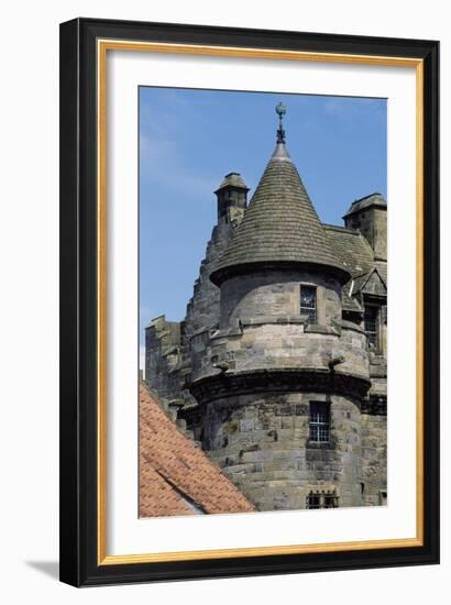 View of the Palace of Falkland, Fife, Scotland, 16th Century-null-Framed Giclee Print