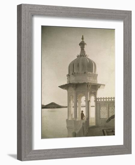 View Of The Palace Of Maharajas Pond From The Isla-Jules Gervais-Courtellemont-Framed Giclee Print