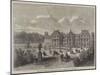 View of the Palace of the French Senate, from the Gardens of the Luxembourg-Felix Thorigny-Mounted Giclee Print