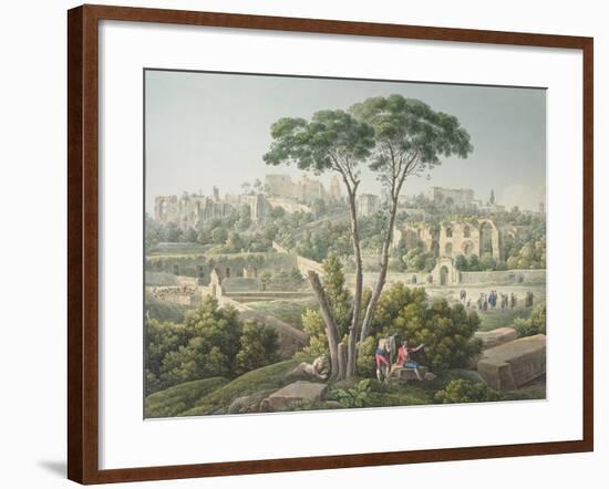 View of the Palatine Hill in Rome-Louis-Francois Cassas-Framed Giclee Print