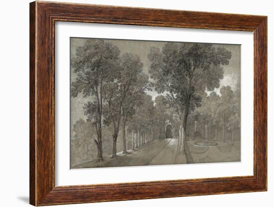 View of the Park at Arcueil, 1744-Jean-Baptiste Oudry-Framed Giclee Print