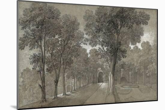 View of the Park at Arcueil, 1744-Jean-Baptiste Oudry-Mounted Giclee Print