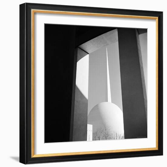 View of the Perisphere and Trylon, Icons of the 1939 New York World's Fair-Alfred Eisenstaedt-Framed Photographic Print