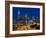 View of the Perth Cbd Skyline from Kings Park, Western Australia, Australia-Peter Adams-Framed Photographic Print