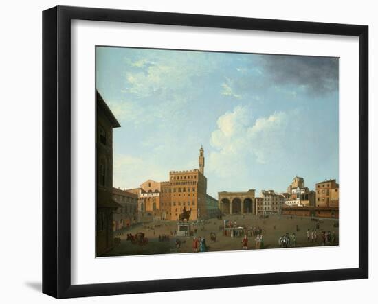 View of the Piazza Della Signoria, Florence-Thomas Patch-Framed Giclee Print