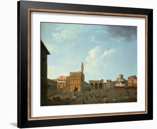 View of the Piazza Della Signoria, Florence-Thomas Patch-Framed Giclee Print