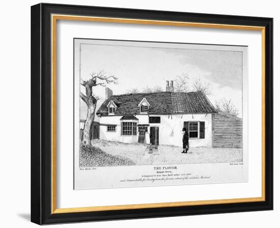 View of the Plough Inn, Kensal Green, London, C1820-Robert Banks-Framed Giclee Print