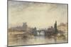 View of the Pont Royal-William Callow-Mounted Giclee Print