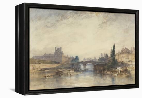 View of the Pont Royal-William Callow-Framed Premier Image Canvas