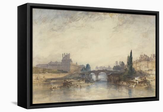 View of the Pont Royal-William Callow-Framed Premier Image Canvas