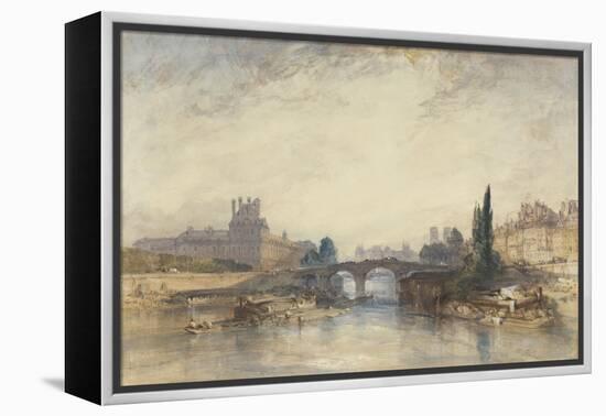 View of the Pont Royal-William Callow-Framed Premier Image Canvas