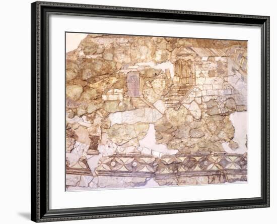View of the Port Buildings, Opus Sectile and Vitreous Paste-null-Framed Giclee Print