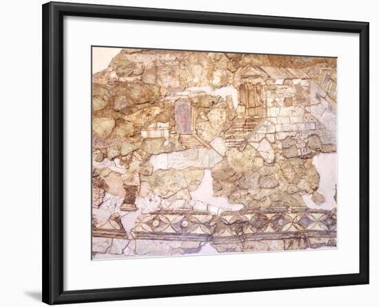 View of the Port Buildings, Opus Sectile and Vitreous Paste-null-Framed Giclee Print