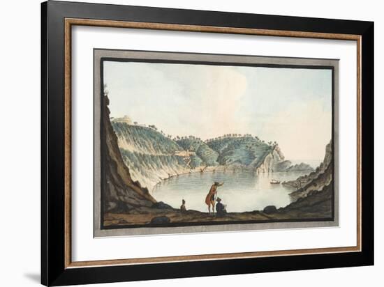 View of the Porto Pavone in the Island of Nisida-Pietro Fabris-Framed Giclee Print