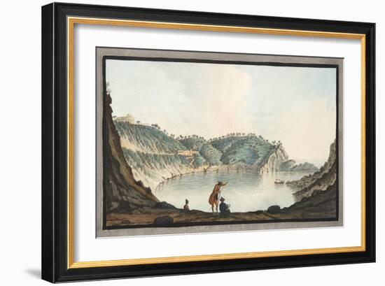 View of the Porto Pavone in the Island of Nisida-Pietro Fabris-Framed Giclee Print