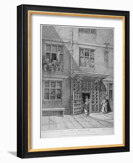 View of the Poultry Compter, City of London, 1813-John Thomas Smith-Framed Giclee Print