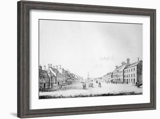 View of the Principal Street of Stockton in the County of Durham, 1796-Haynes King-Framed Giclee Print