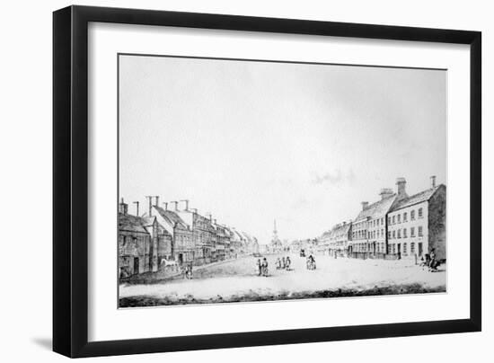 View of the Principal Street of Stockton in the County of Durham, 1796-Haynes King-Framed Giclee Print