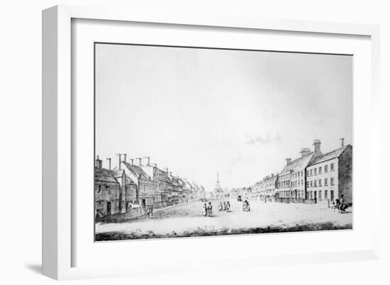 View of the Principal Street of Stockton in the County of Durham, 1796-Haynes King-Framed Giclee Print