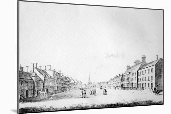 View of the Principal Street of Stockton in the County of Durham, 1796-Haynes King-Mounted Giclee Print