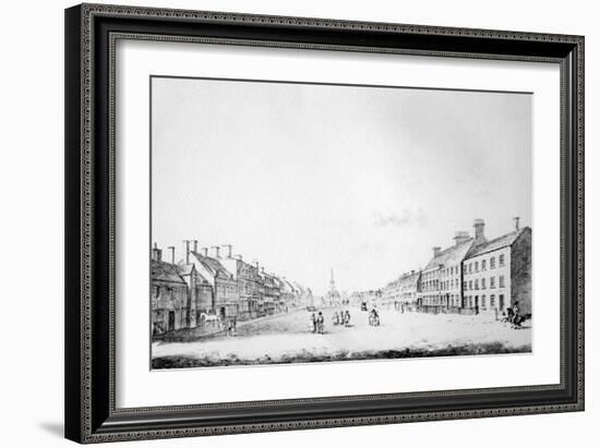 View of the Principal Street of Stockton in the County of Durham, 1796-Haynes King-Framed Giclee Print