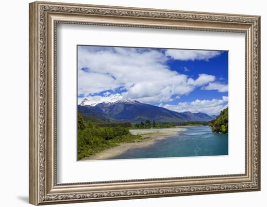 View of the Puelo River in Northern Patagonia, Chile, South America-Alex Robinson-Framed Photographic Print