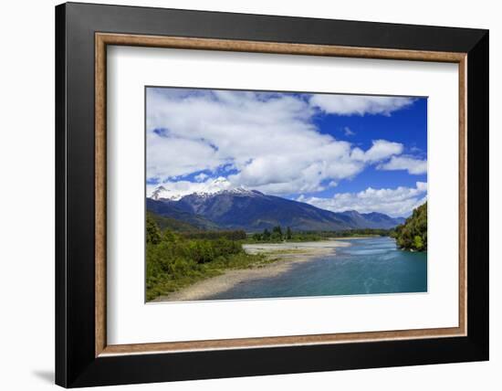 View of the Puelo River in Northern Patagonia, Chile, South America-Alex Robinson-Framed Photographic Print