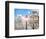 View of the Pyramid and the Louvre Museum Building, Paris, France, Europe-Philippe Hugonnard-Framed Photographic Print