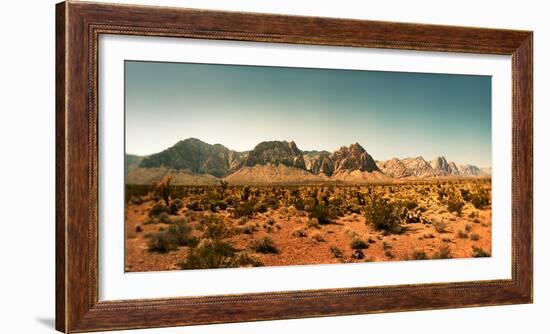 View of the Red Rock Canyon National Conservation Area, Near Las Vegas, Clark County, Nevada, USA-null-Framed Photographic Print