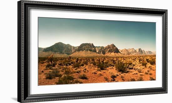 View of the Red Rock Canyon National Conservation Area, Near Las Vegas, Clark County, Nevada, USA-null-Framed Photographic Print