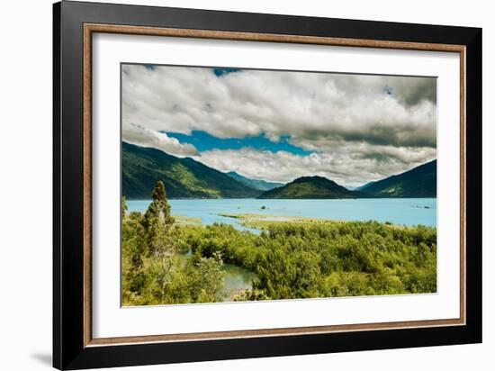 View of the Reloncavi Estuary, Chile-Jose Luis Stephens-Framed Photographic Print