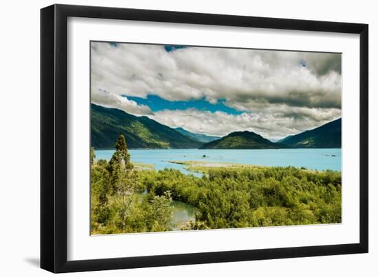 View of the Reloncavi Estuary, Chile-Jose Luis Stephens-Framed Photographic Print