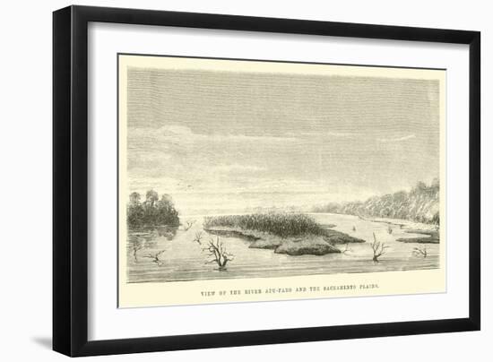 View of the River Apu-Paro and the Sacramento Plains-Édouard Riou-Framed Giclee Print