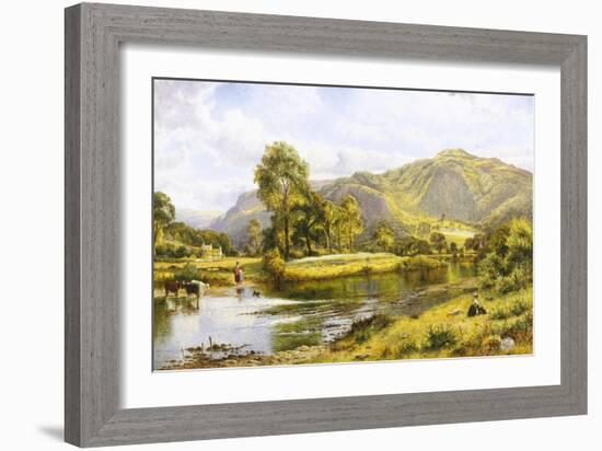 View of the River Conway-Benjamin Williams Leader-Framed Giclee Print