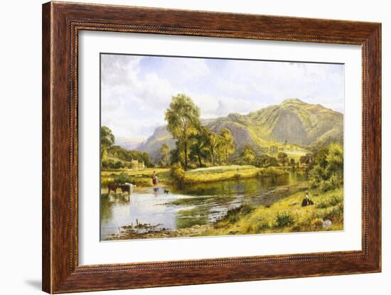 View of the River Conway-Benjamin Williams Leader-Framed Giclee Print