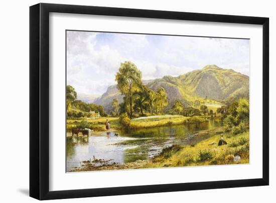 View of the River Conway-Benjamin Williams Leader-Framed Giclee Print