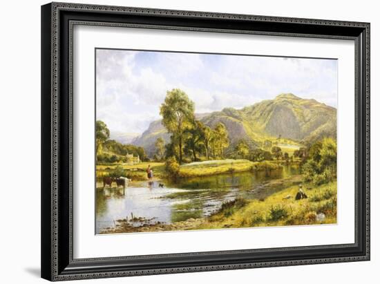 View of the River Conway-Benjamin Williams Leader-Framed Giclee Print