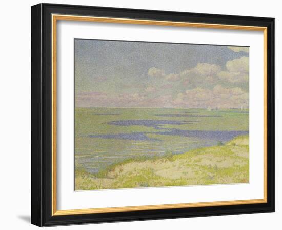 View of the River Scheldt, 1893-Th?o van Rysselberghe-Framed Giclee Print