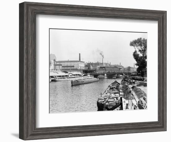 View of the River Spree, Berlin, circa 1910-Jousset-Framed Giclee Print