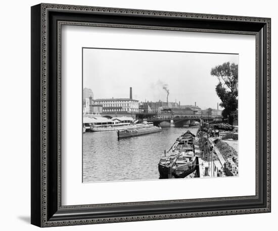 View of the River Spree, Berlin, circa 1910-Jousset-Framed Giclee Print