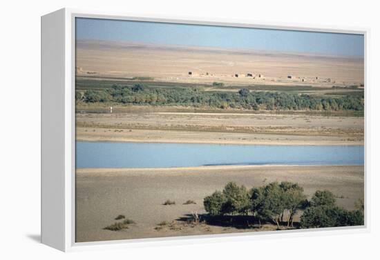View of the River Tigris from the Ziggurat, Ashur, Iraq, 1977-Vivienne Sharp-Framed Premier Image Canvas