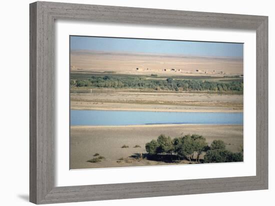 View of the River Tigris from the Ziggurat, Ashur, Iraq, 1977-Vivienne Sharp-Framed Photographic Print