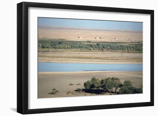 View of the River Tigris from the Ziggurat, Ashur, Iraq, 1977-Vivienne Sharp-Framed Photographic Print