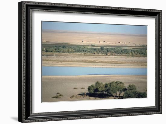 View of the River Tigris from the Ziggurat, Ashur, Iraq, 1977-Vivienne Sharp-Framed Photographic Print