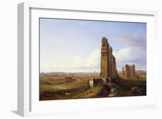 View of the Roman Campagna-Franz Knebel-Framed Art Print