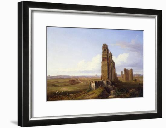 View of the Roman Campagna-Franz Knebel-Framed Art Print