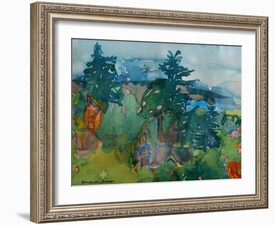 View of the Rooftops-Brenda Brin Booker-Framed Giclee Print