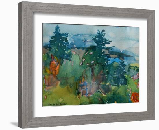 View of the Rooftops-Brenda Brin Booker-Framed Giclee Print